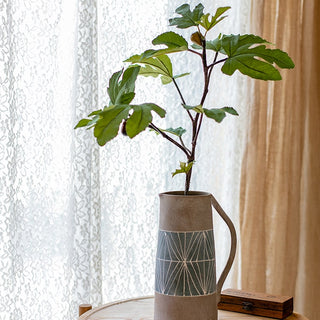 Artificial Faux Fig Leaf Stem