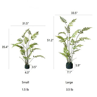 Artificial Faux Eagle Fern Bulk Plant