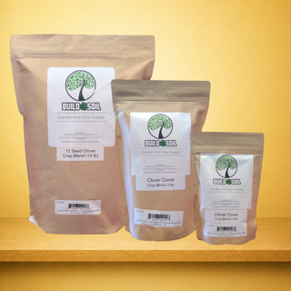 Clover Cover Crop Blend - 12 Seed BuildASoil Mix 60% Clover