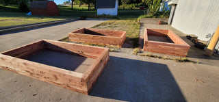 Cedarwood Raised Beds Fully Assembled at 16" Depths